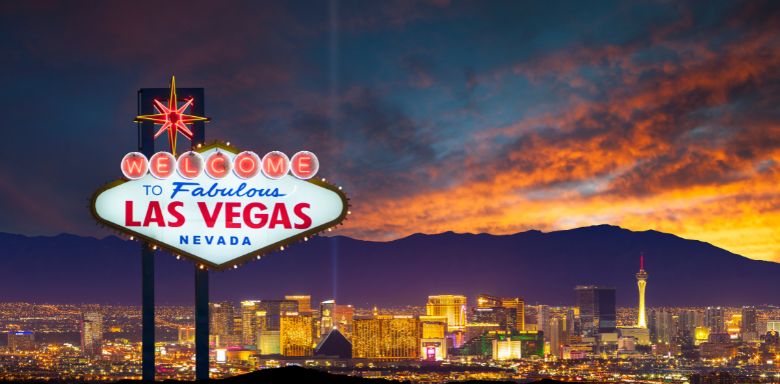 The famous "Las Vegas Sphere" sign